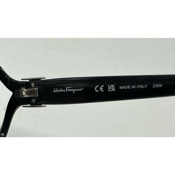 Salvatore Ferragamo SF 770SA 001 Oval Sunglasses 61MM Black Gray New main image 8